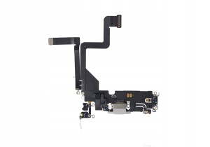 ZŁĄCZE DOCK Taśma Mikrofon Złącza Taśmy Dla Apple iPhone 14 Pro Silver