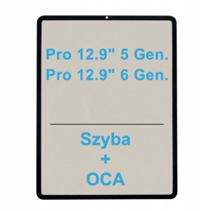 SZYBA + OCA Ekran Szkło Wyświetlacz Do Apple iPad Pro 12,9" 5/6 Gen. 21-22