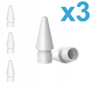 KOŃCÓWKA RYSIK TIP Końcówki Zestaw 3 Szt. Do Apple Pencil 1 2 Do iPad