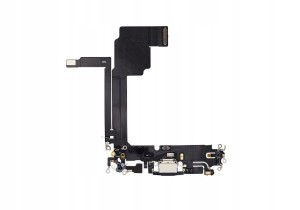 ZŁĄCZE DOCK Taśma Mikrofon Gniazdo USB-C Dla Apple iPhone 15 Pro Max Black