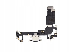 ZŁĄCZE DOCK Taśma Mikrofon Gniazdo USB-C Złącza Dla Apple iPhone 15 Black