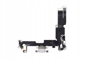 ZŁĄCZE DOCK Port Taśma Mikrofon Taśmy Apple iPhone 14 Plus Starlight Silver