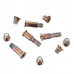 ŚRUBKI POKRYWY Dół Dolne Śruby Gold Zestaw Dla MacBook Air 13 A1932/A2337