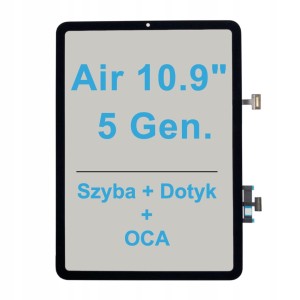 SZYBA + OCA do wyświetlacza LCD Dla Apple iPad Air 5 10,9 A2588 A2589 A2591