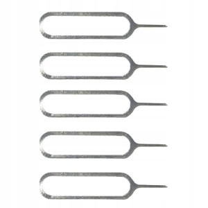 ZESTAW SZPILEK Szpilka Igła Kluczyk Igły Kluczyki Do Tacki SIM Uniwersalny