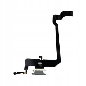 ZŁĄCZE TAŚMA Dock Mikrofon Złącza Do Ładowania Taśmy Apple iPhone XS Silver