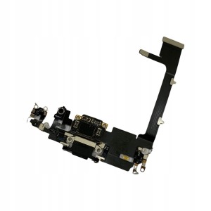 ZŁĄCZE TAŚMA Dock Mikrofon Złącze Taśmy Mikrofony iPhone 11 Pro Black OEM