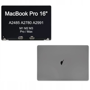 MATRYCA EKRAN Skrzydło Apple MacBook Pro 16" A2485 A2780 A2991 Space Gray