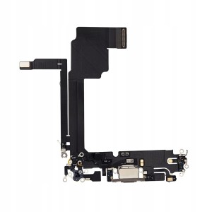 DOCK ZŁĄCZE Taśma Mikrofon Gniazdo USB-C Do Apple iPhone 15 Pro Max Natural