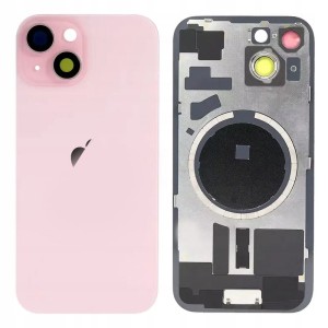 TYLNY Panel Szkło Ramka do Apple iPhone 15 Plus Pink Różowy + MagSafe