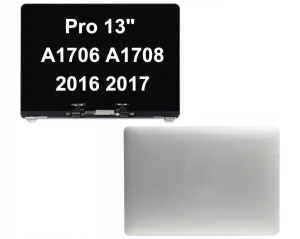 MATRYCA EKRAN Skrzydło Do Apple MacBook Pro 13 A1706 A1708 Silver Kompl