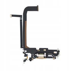 ZŁĄCZE DOCK Taśma Mikrofony Lightning do Apple iPhone 13 Pro Max Gold