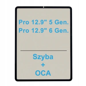 SZYBA + OCA Szkło Wyświetlacz Ekran Do Apple iPad Pro 12,9" 5/6 Gen. 21-22