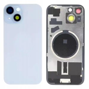 TYLNY Panel Szkło Szyba Tył Ramka Dla Apple iPhone 15 Blue Magnesy MagSafe
