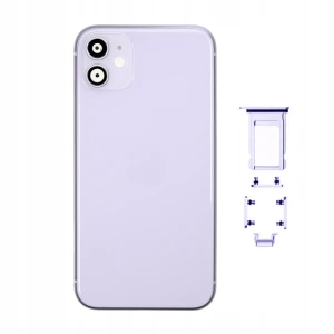 OBUDOWA KORPUS Ramka Apple Obudowy do iPhone 11 Purple Fioletowy Komplet