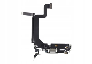 DOCK ZŁĄCZE Taśma Mikrofon Czujnik Dla Apple iPhone 14 Pro Max Silver