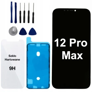 EKRAN WYŚWIETLACZ Komplet Apple Ekrany do iPhone 12 Pro Max Zestaw