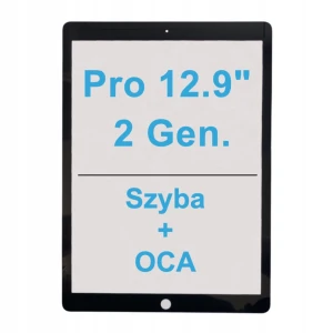 SZYBA + OCA do wyświetlacza LCD Do Apple iPad Pro 12,9" 2 Gen Black