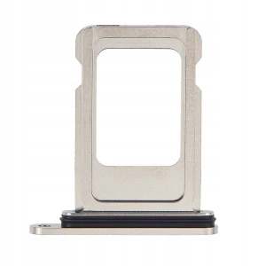 UCHWYT TACKA Karty SIM do Apple iPhone 15 Pro / Max White Titanium