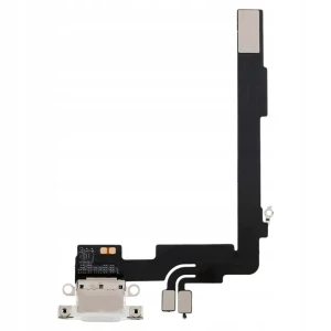 DOCK ZŁĄCZE Taśma Mikrofon Gniazdo USB-C Do Apple iPhone 16 Pro Max White