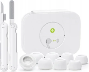 UNIWERSALNY CZYŚCIK 3W1 + GUMKI Zestaw 4 Pary do Słuchawek Airpods Pro