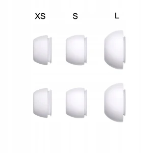 GUMKI WKŁADKI 3 pary Douszne Dokonałowe do Słuchawek Airpods Pro XS S L Ori