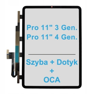 DOTYK + OCA Digitizer Z Dotykiem do Apple iPad Pro 11 3 / 4 gen 21-22 M1 M2