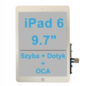 SZYBA DOTYK Szybka Z Dotykiem Digitizer Do Apple iPad 6 Gen 9.7" TESA White