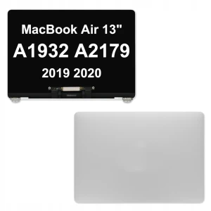 MATRYCA EKRAN Skrzydło Do Apple MacBook Air 13 A2179 A1932 Silver Komplet