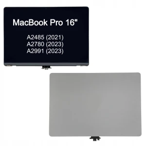 EKRAN MATRYCA Skrzydło Do Apple MacBook Pro 16 A2485 A2780 A2991 Space Gray