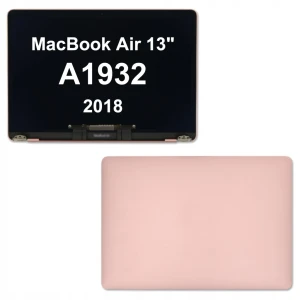 EKRAN MATRYCA Skrzydło Do Apple MacBook Air 13" A1932 2018 Gold Komplet