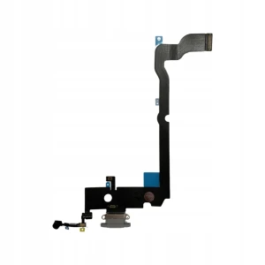 TAŚMA ZŁĄCZE Dock Mikrofon Złącza Taśmy Mikrofony Dla iPhone XS Max Silver