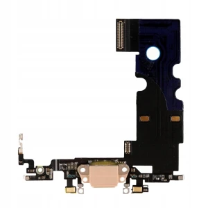 DOCK TAŚMA Złącze Mikrofon Złącza Taśmy Mikrofony Dla Apple iPhone 8 Gold