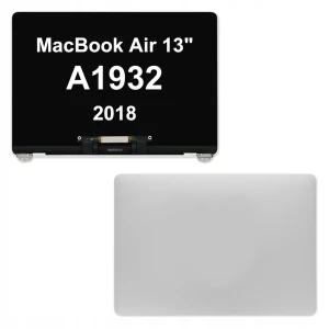 MATRYCA EKRAN Skrzydło Do Apple MacBook Air 13" A1932 2018 Silver Komplet