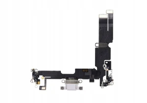 DOCK ZŁĄCZE Taśma Mikrofon Taśmy do Apple iPhone 14 Plus Starlight Silver