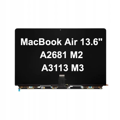 EKRAN LCD Matryca Szkło Dla Apple MacBook Air 13,6 M2 A2681 M3 A3113 A3240