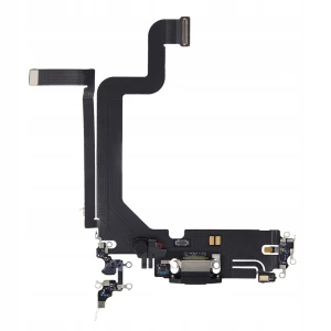 DOCK ZŁĄCZE Taśma Mikrofon Czujnik Dla Apple iPhone 14 Pro Max Space Black
