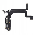DOCK ZŁĄCZE Taśma Mikrofon Czujnik Dla Apple iPhone 14 Pro Max Space Black