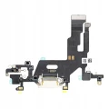 TAŚMA ZŁĄCZE Dock Mikrofon Taśmy Złącza Mikrofony Do iPhone 11 White Biały