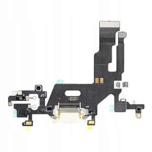 TAŚMA ZŁĄCZE Dock Mikrofon Taśmy Złącza Mikrofony Do iPhone 11 White Biały