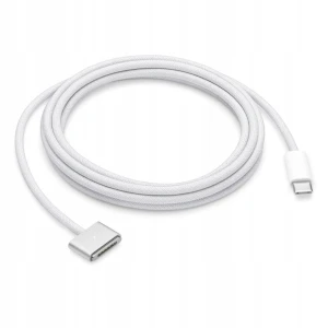 KABEL PRZEWÓD Do Zasilacza Do Apple MacBook USB-C MagSafe 3 Silver 2m