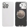 TYLNY Panel Szkło Ramka do Apple iPhone 15 Pro Max White + Magnesy MagSafe
