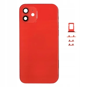KORPUS OBUDOWA Tylny Tył Plecy Ramka Do Apple iPhone 12 Red Czerwony