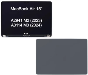 MATRYCA Skrzydło EKRAN do Apple MacBook Air 15 A2941/A3114 Space Gray M2/M3