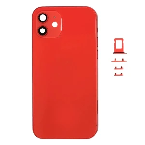 KORPUS OBUDOWA Tylny Tył Plecy Ramka Do Apple iPhone 12 Mini Red Czerwony